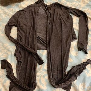 Patagonia Charcoal grey wrap sweater